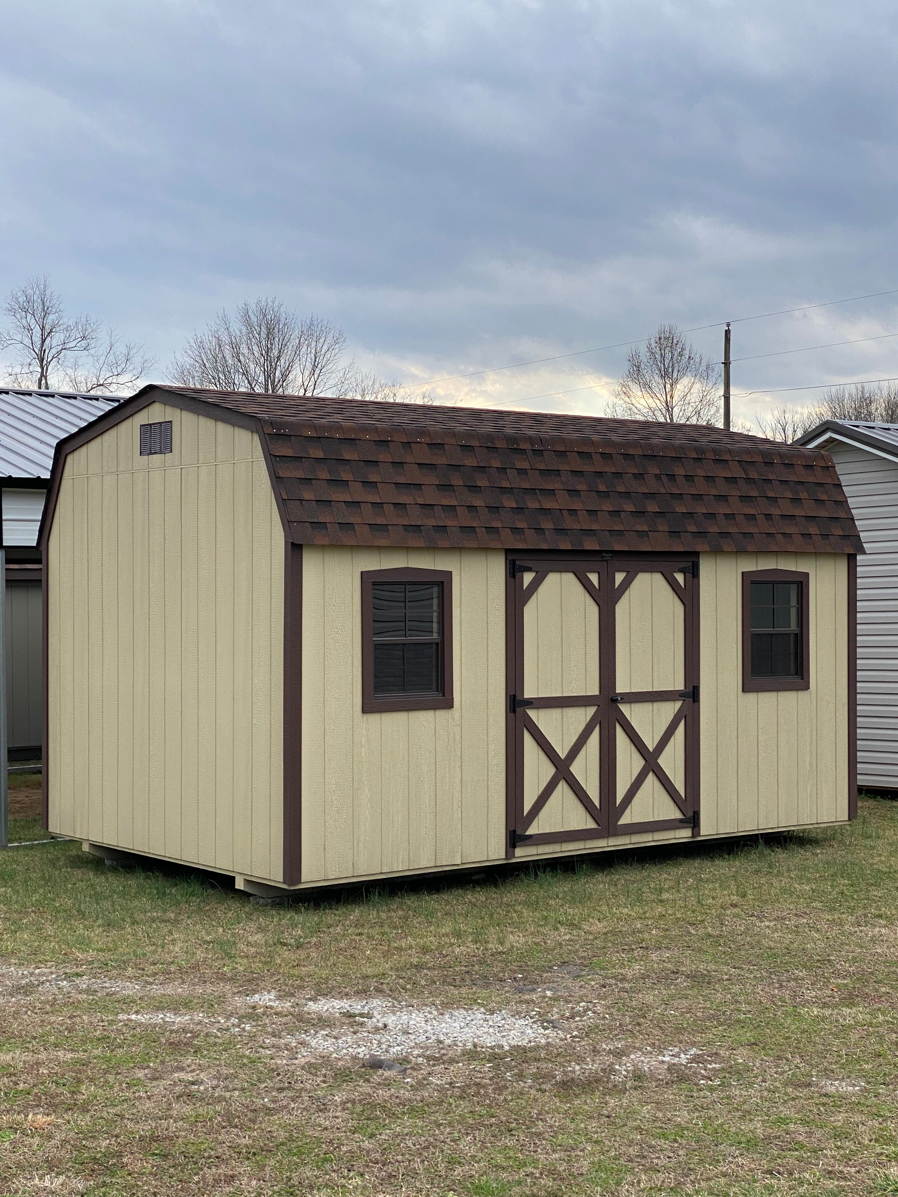 10x16 Gambrel Shed - AmishCo