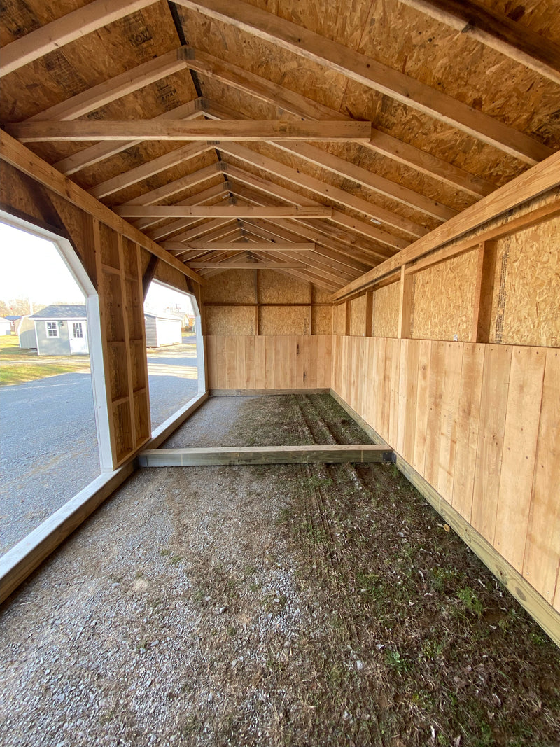 Load image into Gallery viewer, 10x24 Run-In Shed
