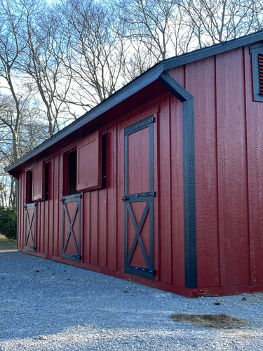 10x32 Shed-Row Horse Barn