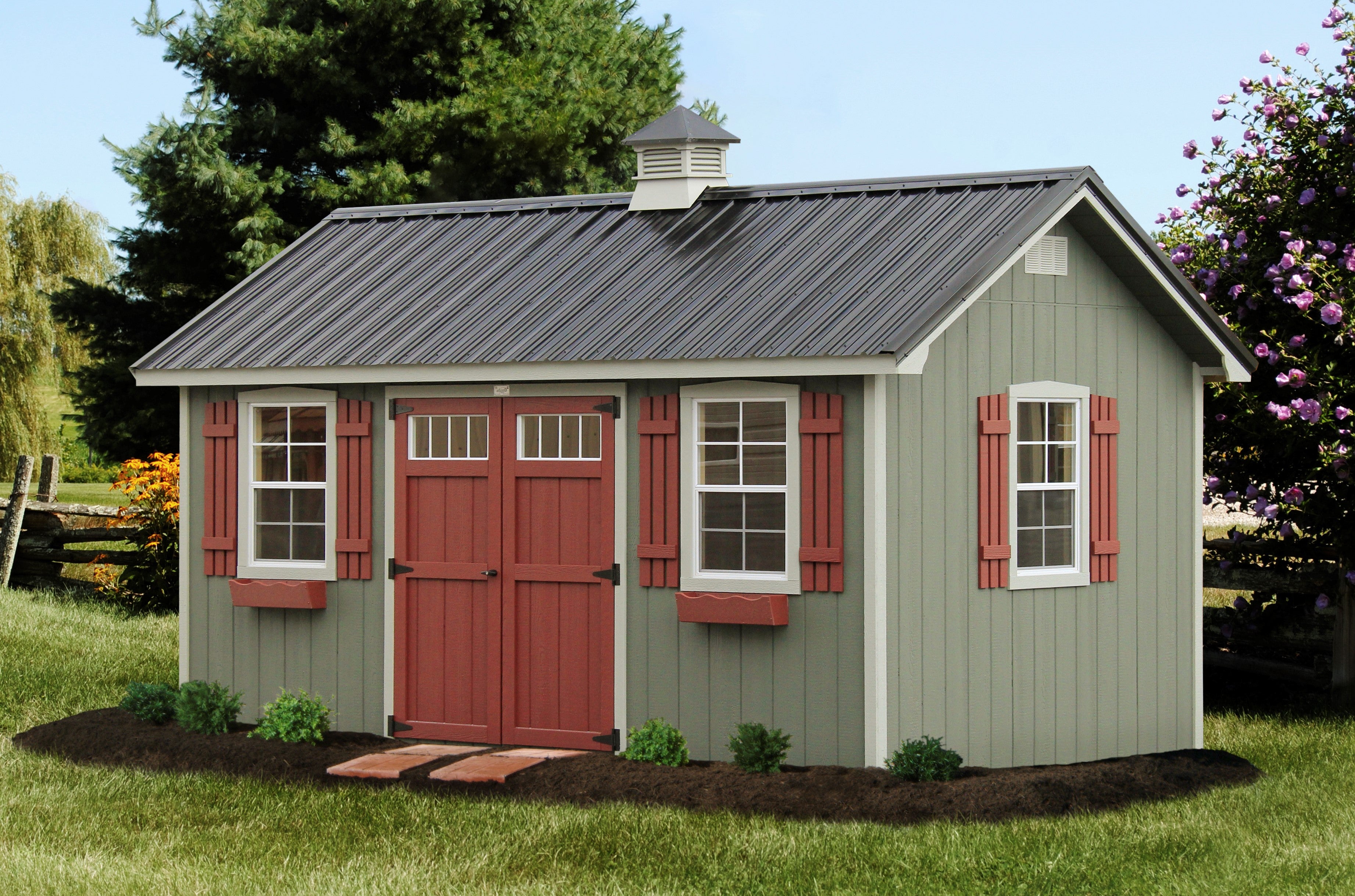 Garden A-Frame Lancaster Shed – AmishCo