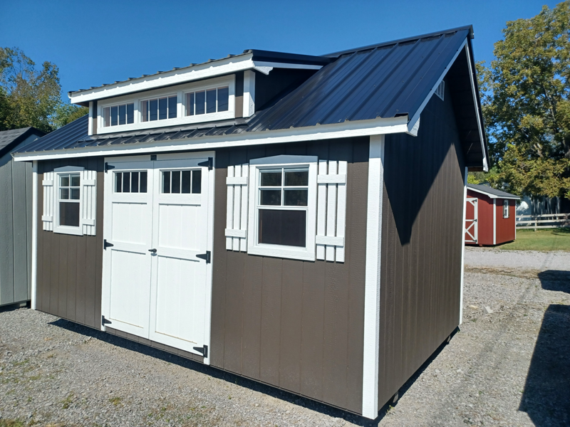 Load image into Gallery viewer, Garden A-Frame Lancaster Shed
