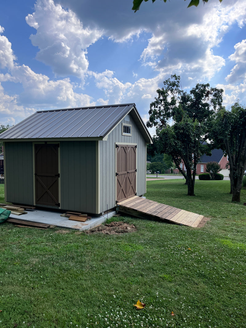 Load image into Gallery viewer, Garden A-Frame Lancaster Shed
