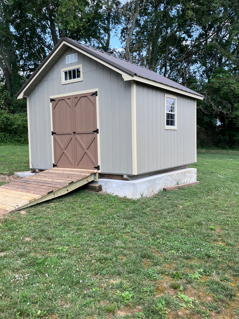 Load image into Gallery viewer, Garden A-Frame Lancaster Shed
