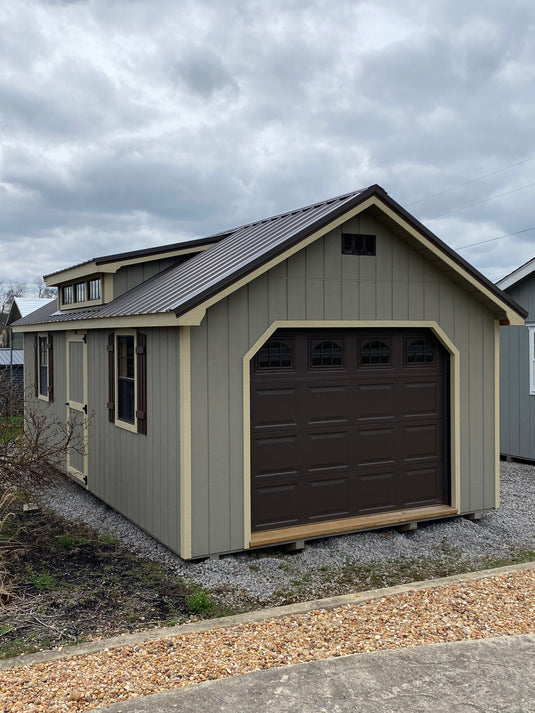 12x24 Garden A-Frame Lancaster Garage