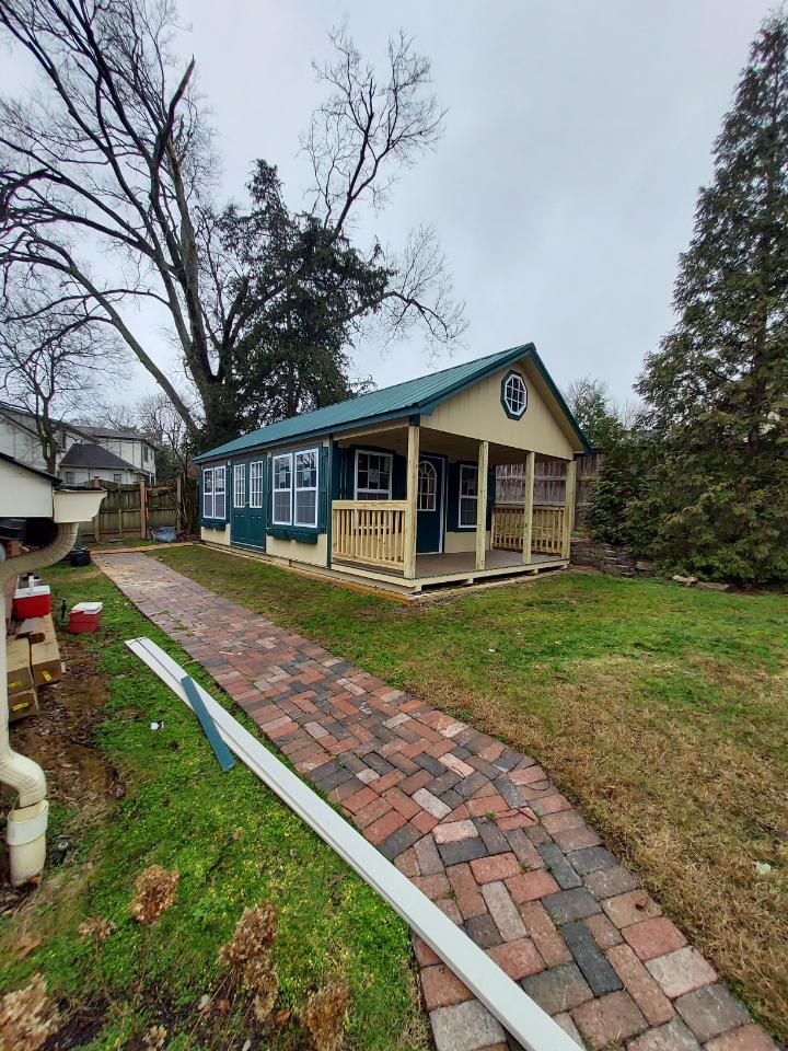 Load image into Gallery viewer, Garden A-Frame Lancaster Shed
