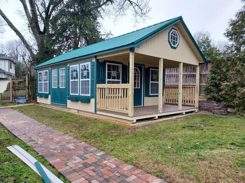 Load image into Gallery viewer, Garden A-Frame Lancaster Shed
