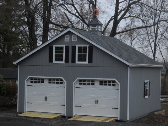 2 Story Double Wide A-Frame Garage