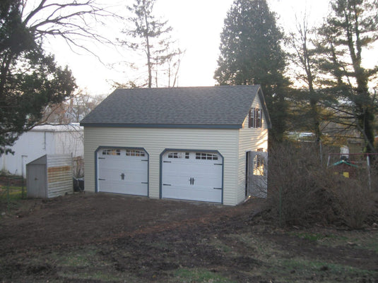 2 Story Double Wide A-Frame Garage