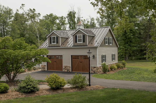 2 Story Double Wide Carriage Garage