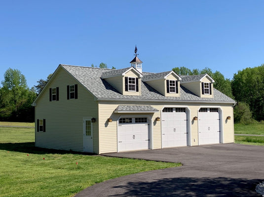 2 Story Double Wide Carriage Garage