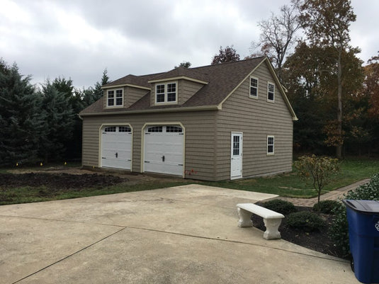 2 Story Double Wide Carriage Garage