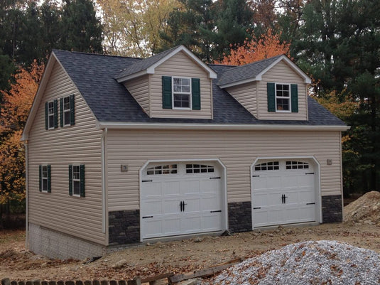 2 Story Double Wide Carriage Garage