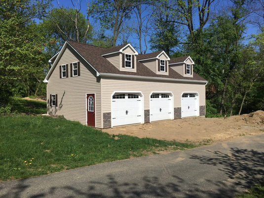 2 Story Double Wide Carriage Garage