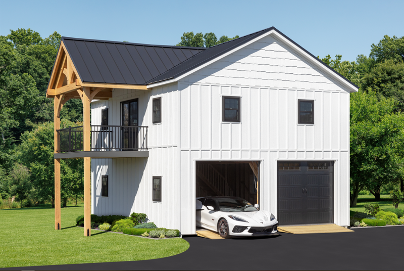 Load image into Gallery viewer, 2 Story Double Wide Mega Garage
