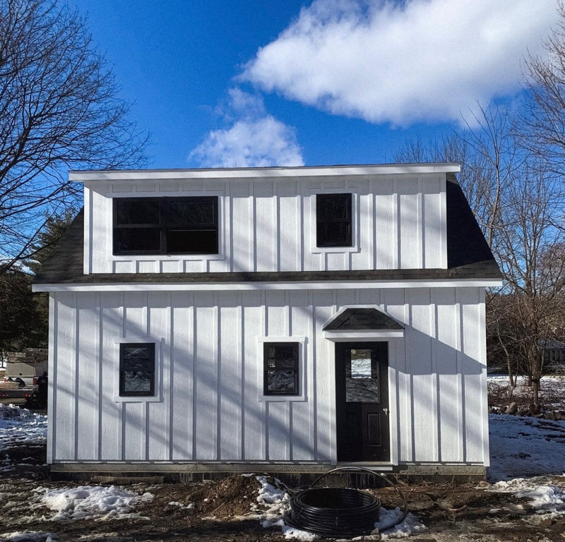 Load image into Gallery viewer, 2 Story Double Wide A-Frame Garage
