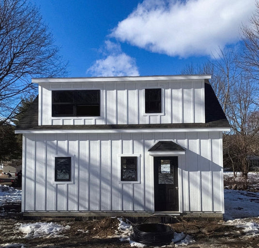 2 Story Double Wide A-Frame Garage