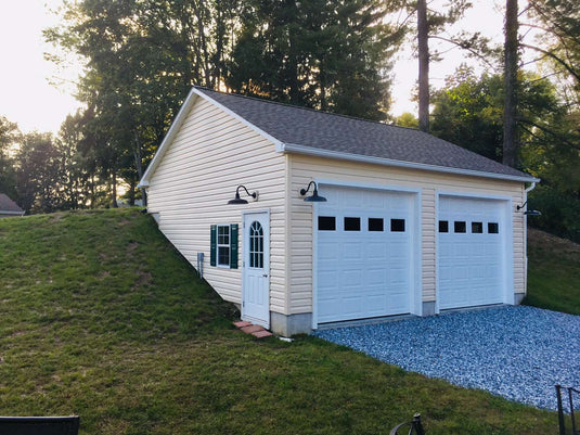 Site Built Truss Garage