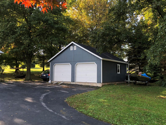 7-Pitch Double Wide Garage