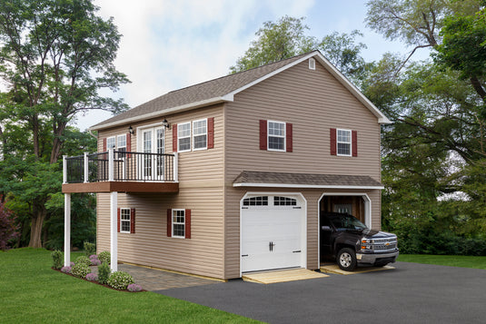 2 Story Double Wide Mega Garage