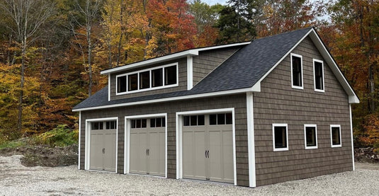 2 Story Double Wide Carriage Garage