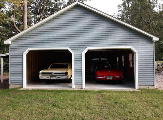 Site Built Truss Garage