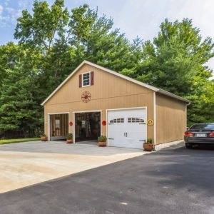 Site Built Truss Garage