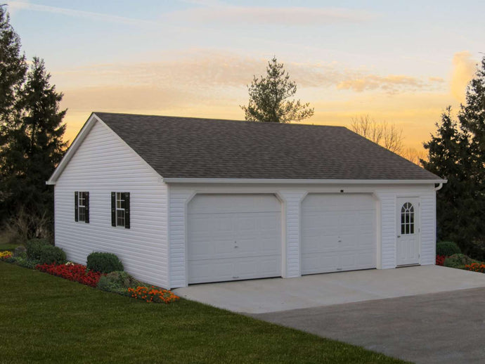 Site Built Truss Garage