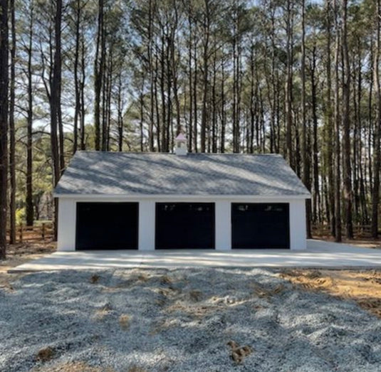 Site Built Truss Garage