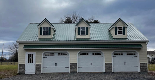 2 Story Double Wide Carriage Garage