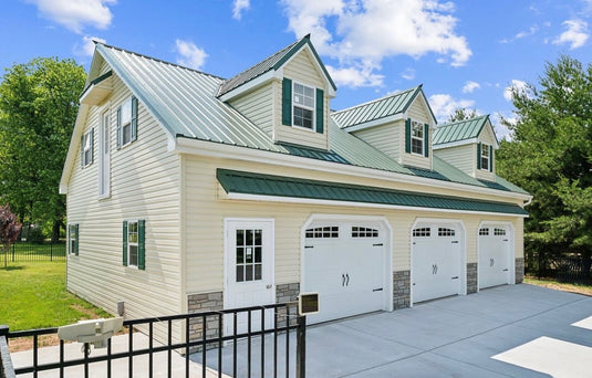 2 Story Double Wide Carriage Garage