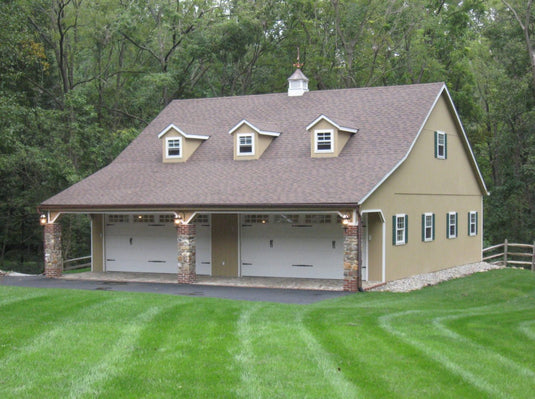 Site Built Truss Garage