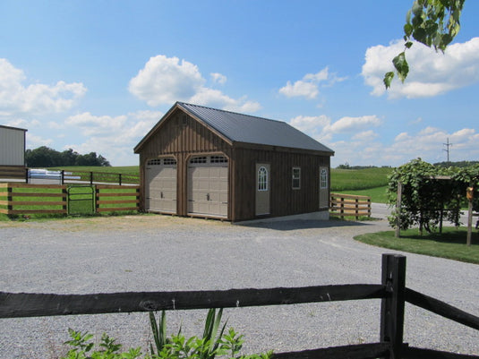 7-Pitch Double Wide Garage