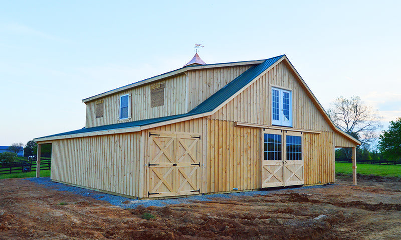 Load image into Gallery viewer, High Profile Center Aisle Horse Barn
