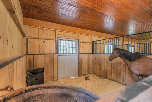 Low Profile Center Aisle Horse Barn