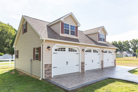 Site Built Truss Garage