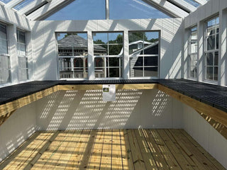Interior of a Garden Greenhouse