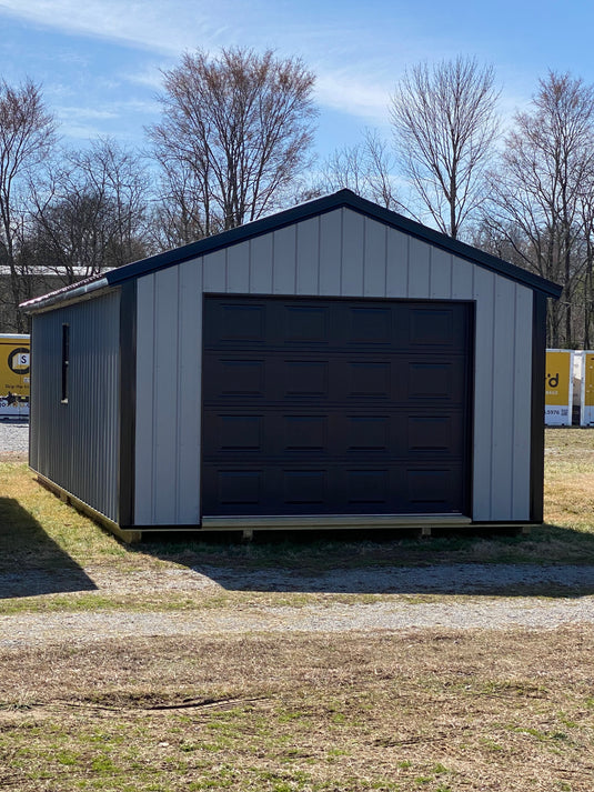 14x28 A-Frame Garage with Metal Siding