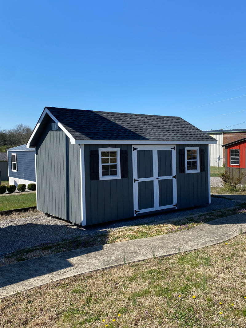 Load image into Gallery viewer, 10x16 Garden A-Frame Lancaster Shed
