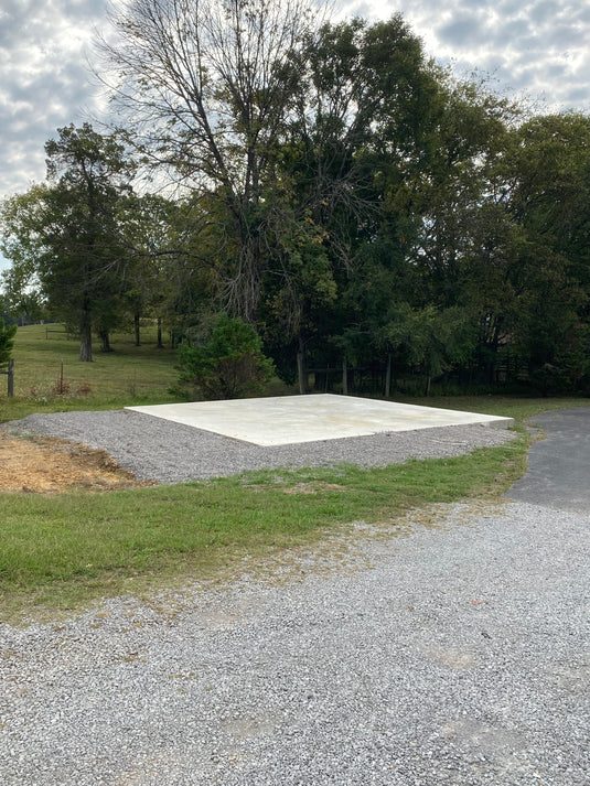 24x25x11 Metal Frame Garage with 8x25x8 Lean-To