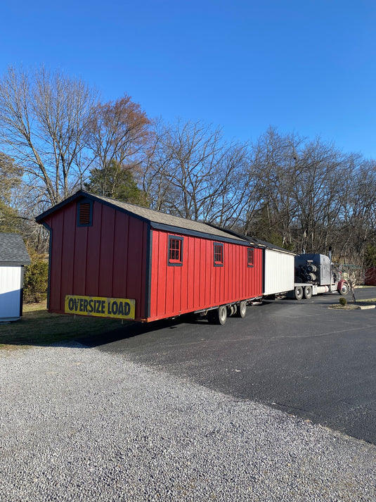 10x32 Shed-Row Horse Barn