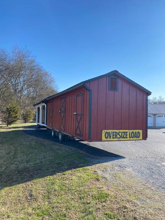 10x32 Shed-Row Horse Barn