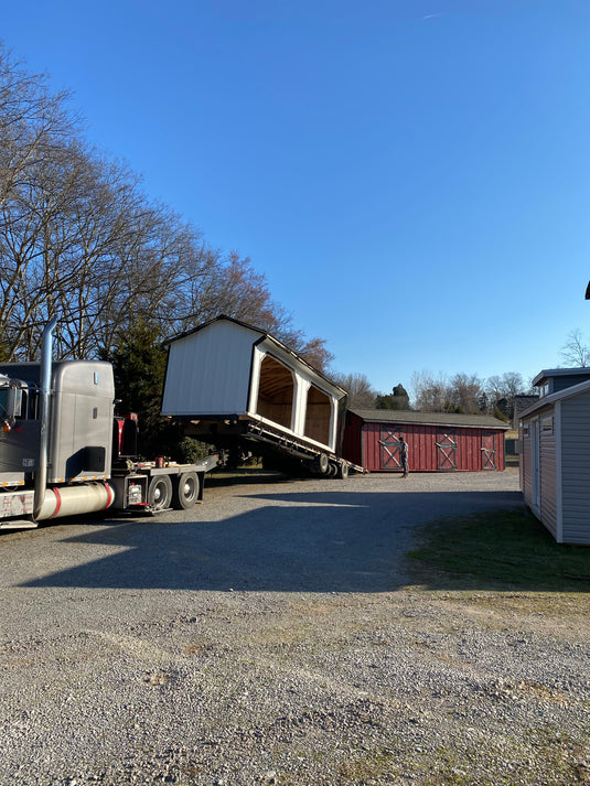 10x32 Shed-Row Horse Barn