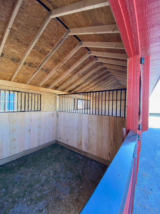 Shed-Row Horse Barn