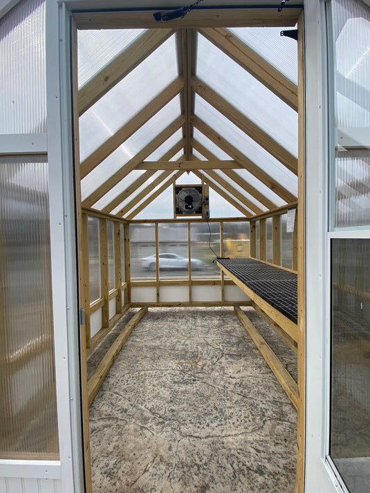 8x12 A-Frame Greenhouse