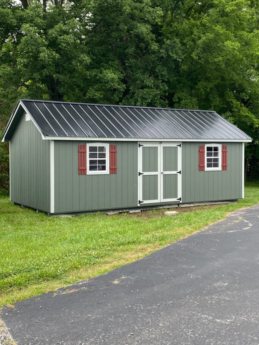 12x24 Garden A-Frame Lancaster Shed