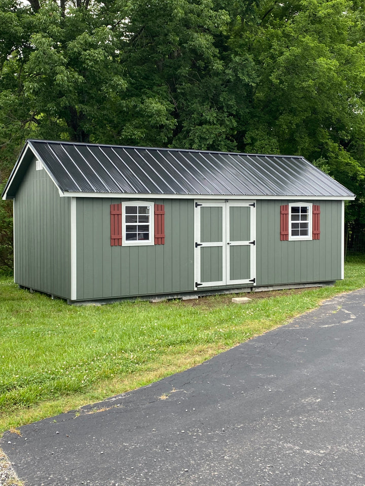 Load image into Gallery viewer, Garden A-Frame Lancaster Shed
