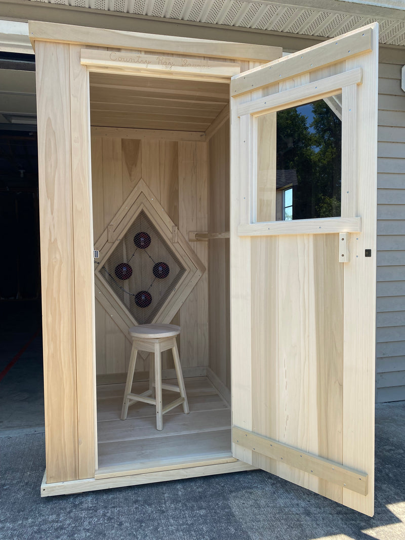 Load image into Gallery viewer, Amish Hand Built Indoor Infrared Sauna
