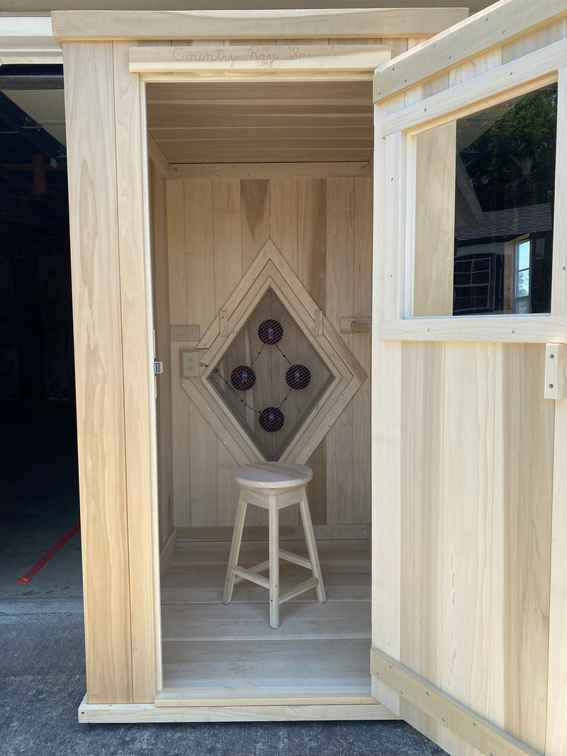 Load image into Gallery viewer, Amish Hand Built Indoor Infrared Sauna
