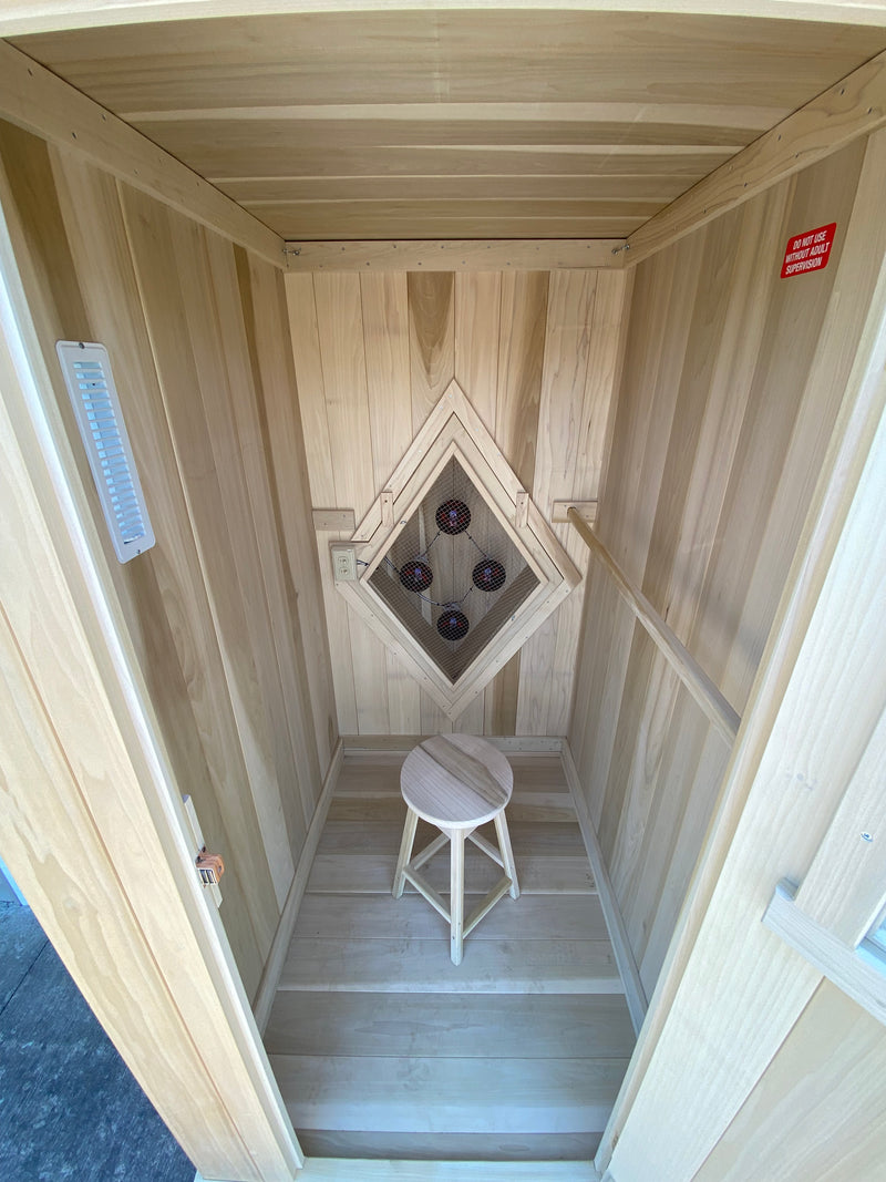 Load image into Gallery viewer, Amish Hand Built Indoor Infrared Sauna
