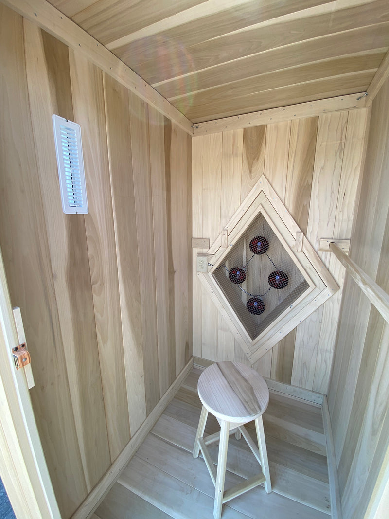 Load image into Gallery viewer, Amish Hand-Built Indoor Infrared Sauna
